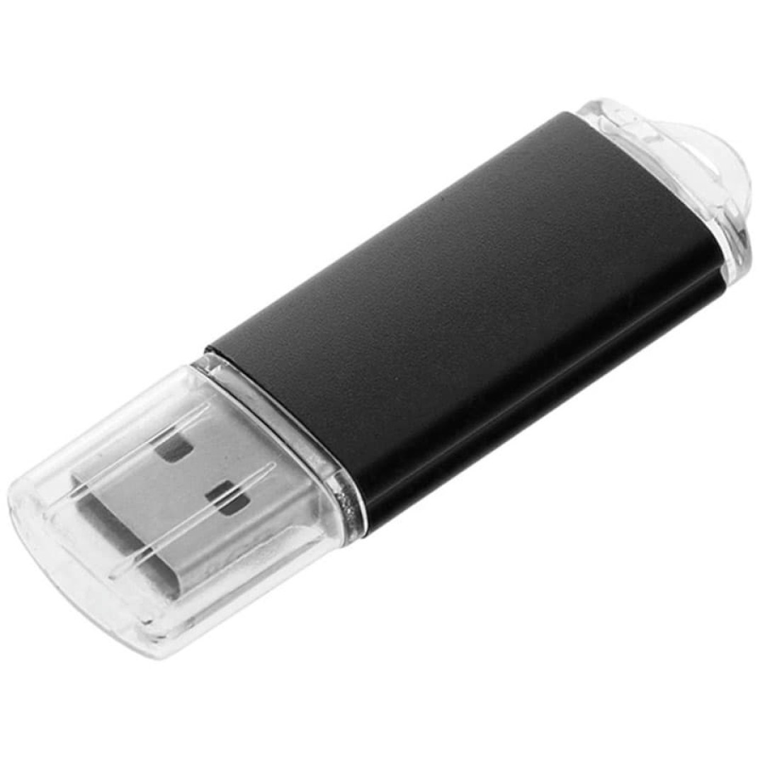 USB flash-карта ASSORTI (32Гб), черная, 5,8х1,7х0,8 см, металл