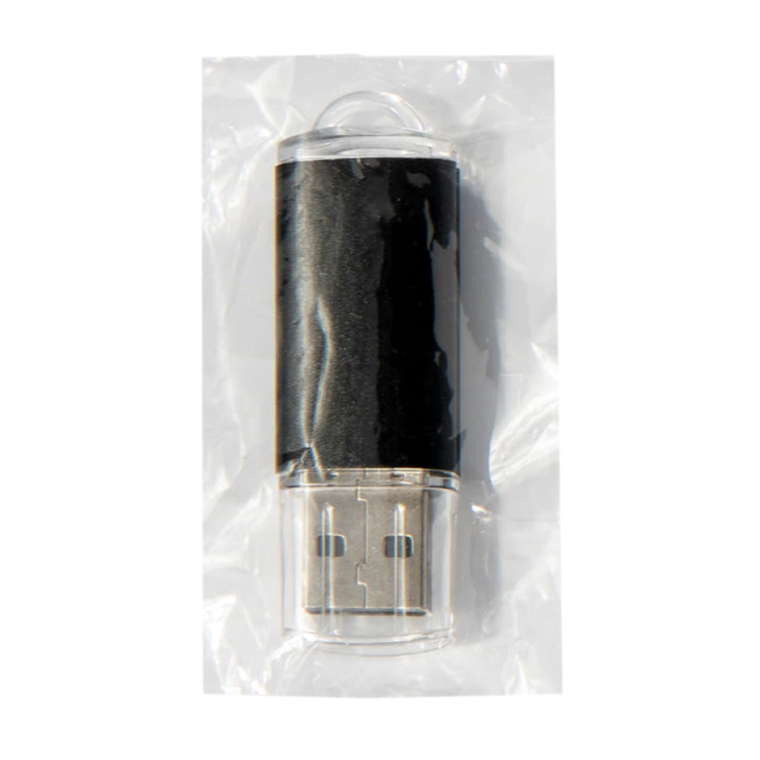 USB flash-карта ASSORTI (32Гб), черная, 5,8х1,7х0,8 см, металл