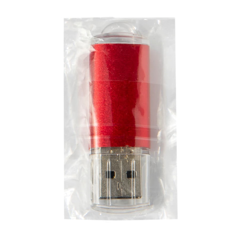 USB flash-карта ASSORTI (32Гб), красная, 5,8х1,7х0,8 см, металл