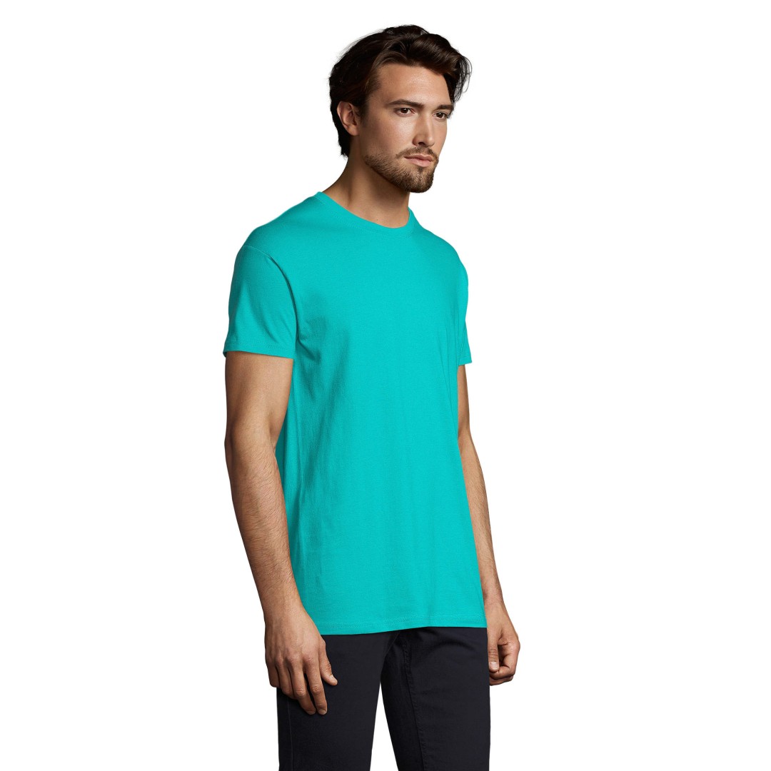 Футболка мужская IMPERIAL,  лазурный, 2XL, 100% хлопок, 190г/м2