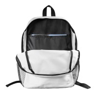 Рюкзак водостойкий "DISCO", белый, 41 x 30 x11 см, 100% полиэстер 600D