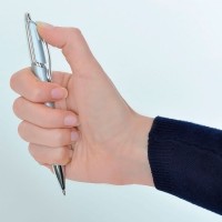 FORCE, ручка шариковая, серебристый/серебристый, металл