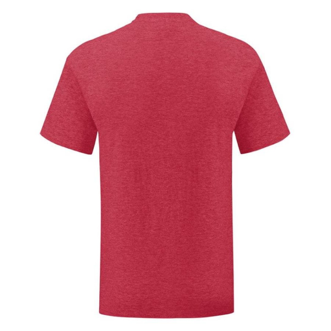 Футболка мужская “Iconic T“, красный меланж XL, 52% х/б, 48% п/э, 150 г/м2