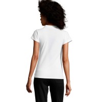 Поло "Prescott Women", белый_L, 100% х/б, 170г/м2