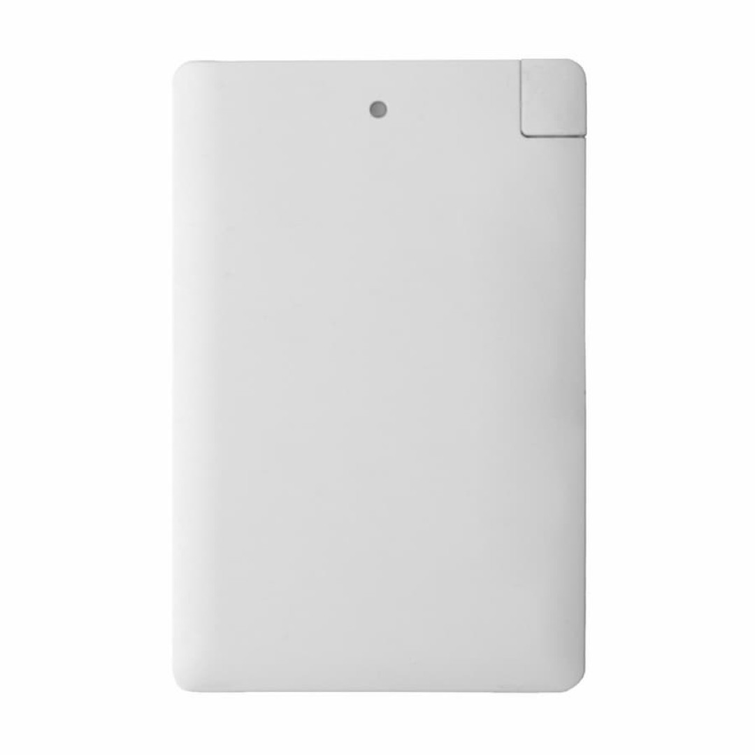 Универсальный аккумулятор Slimus 2.5 (2500 мАч), белый, 9,6х6.2х0,66 см