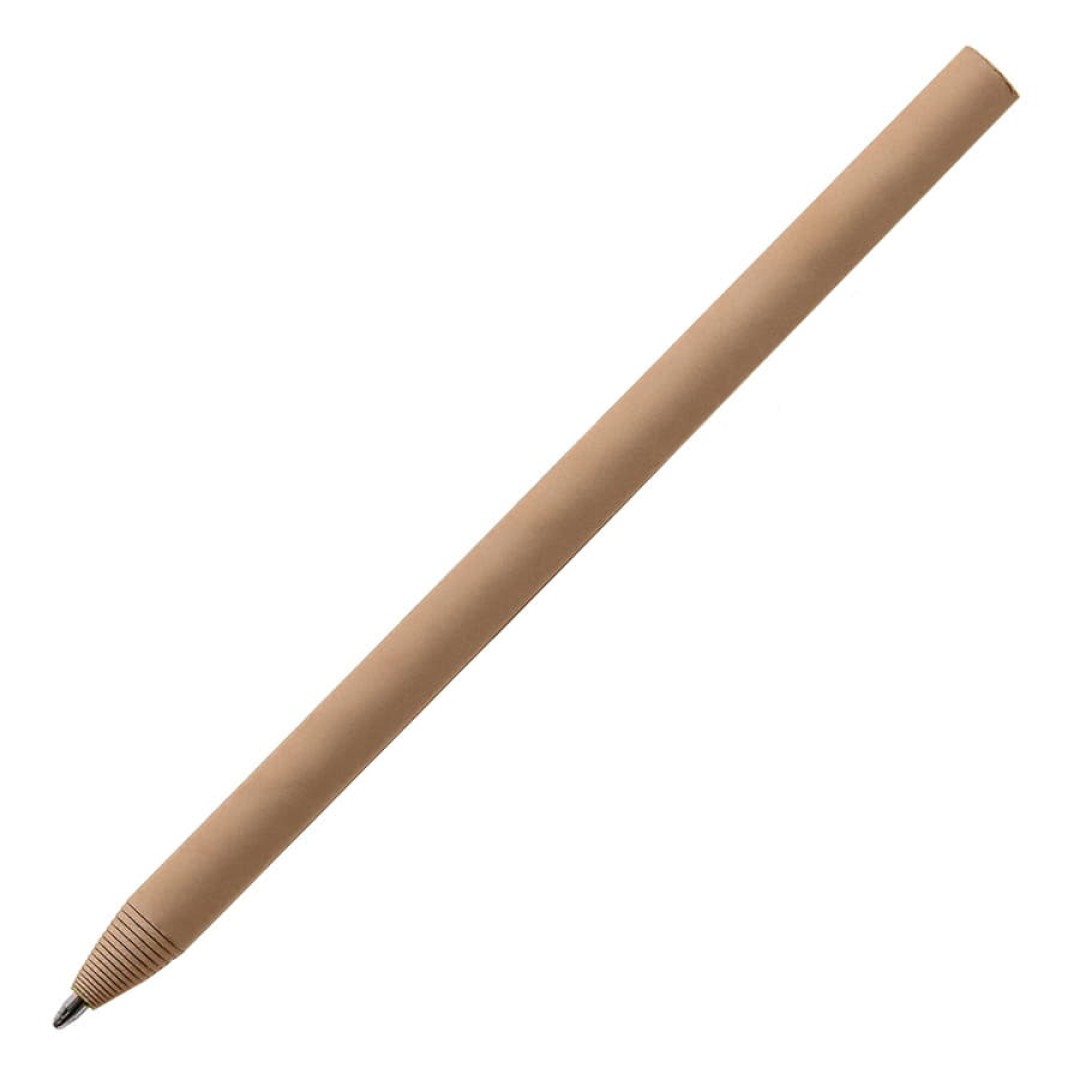 Ручка шариковая N20, бежевый, бумага, цвет чернил синий