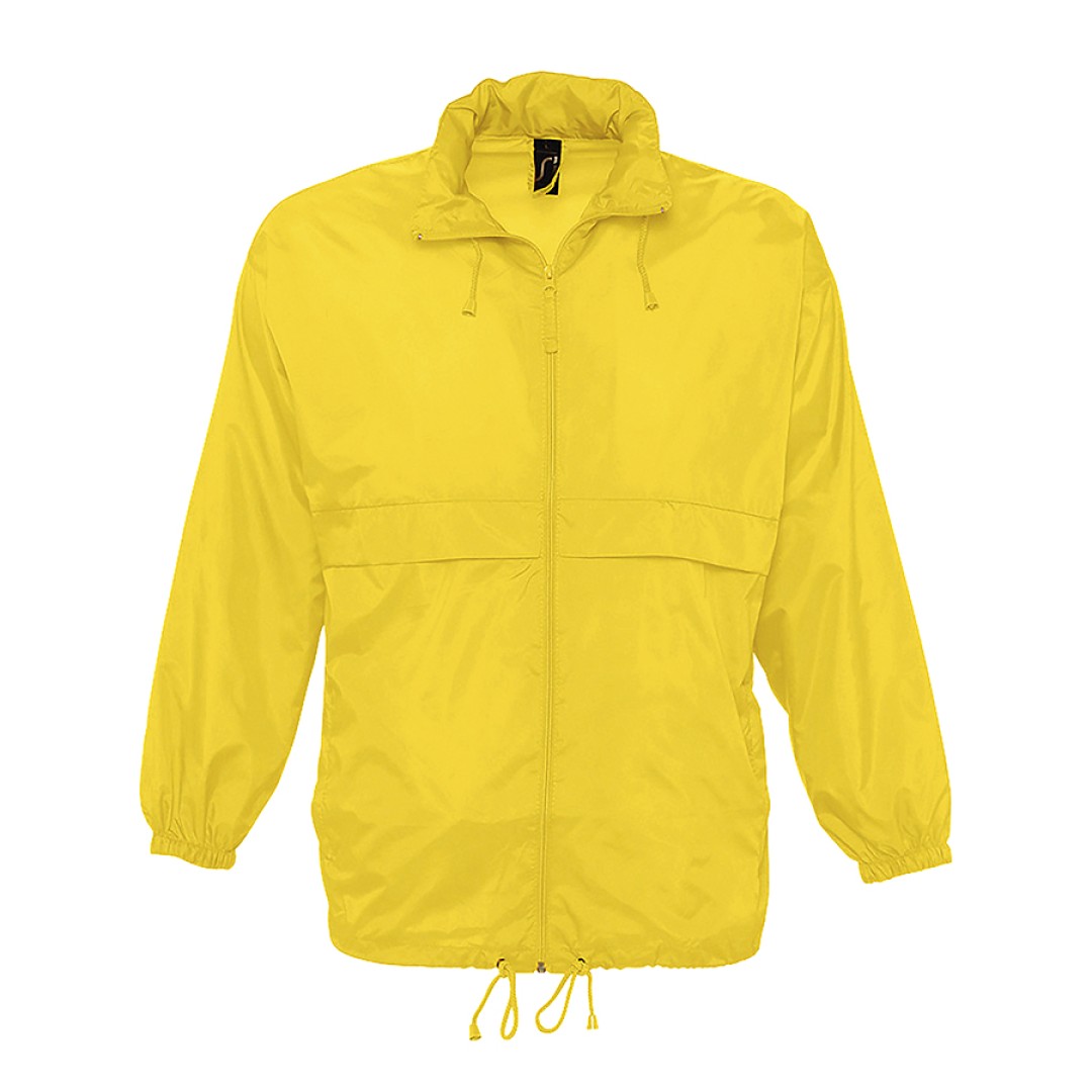 Ветровка мужская SURF, желтый, XL, 100% нейлон, 210Т