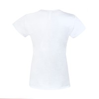 Футболка женская "California Lady", белый, S, 100% хлопок, 150 г/м2