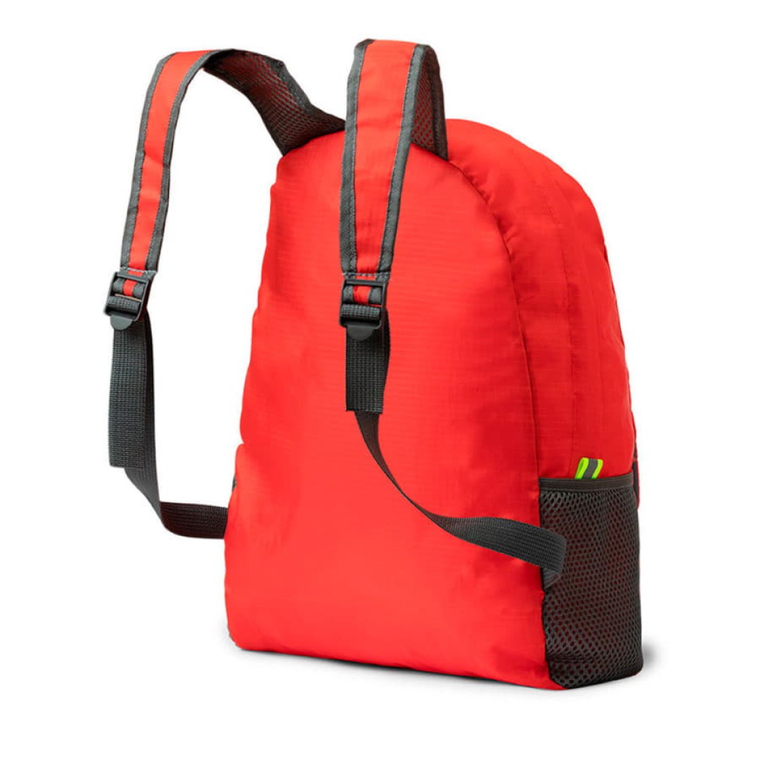 Рюкзак складной MENDY, красный, 43х32х12 см, 100% полиэстер
