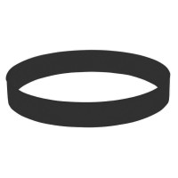 Браслет силиконовый FEST, 20 x 1,2 x 0,2 см, черный, силикон
