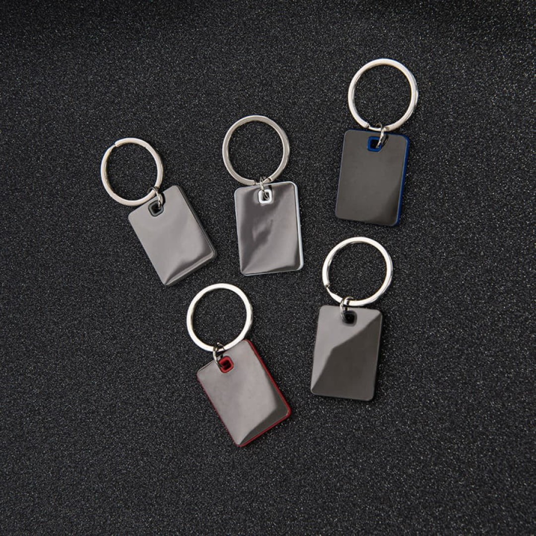 Брелок TONER TONED, 4 x 2,95 x 0,38 см, черный, металл/пластик