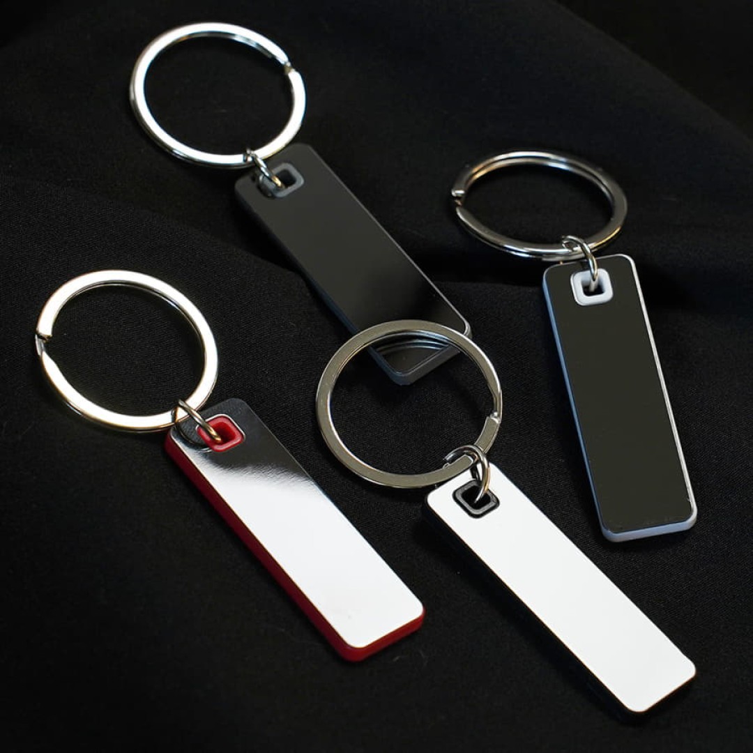 Брелок TONER STICK, 5,28 x 1,6 x 0,42 см, черный, металл/пластик