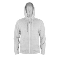 Толстовка мужская на молнии с капюшоном EVEREST 2, св-с.м, L, 50 % хлопок, 50% полиэстер, 260 г/м2