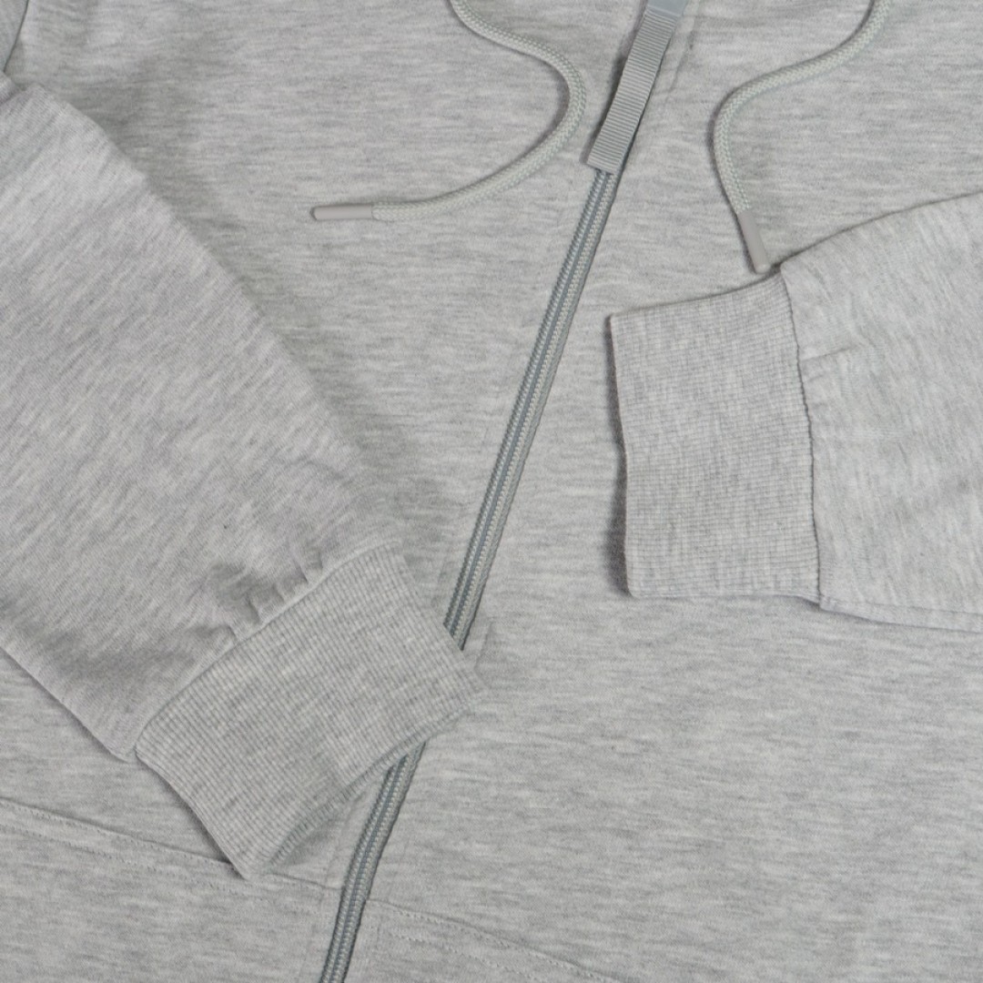 Толстовка мужская на молнии с капюшоном EVEREST 2, св-с.м, S, 50 % хлопок, 50% полиэстер, 260 г/м2