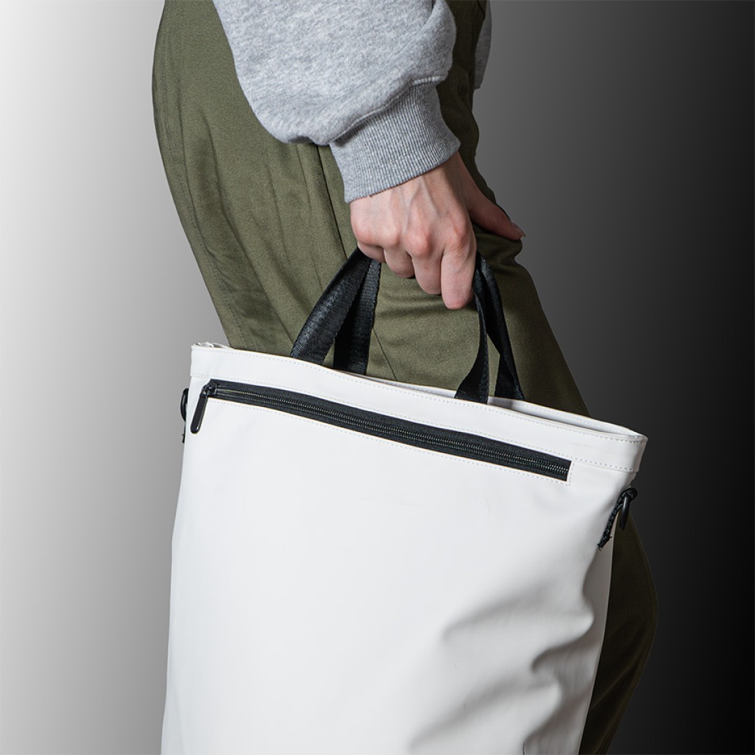 Рюкзак "Shop", белый, 42 х 39 х 13 см, 100% полиуретан