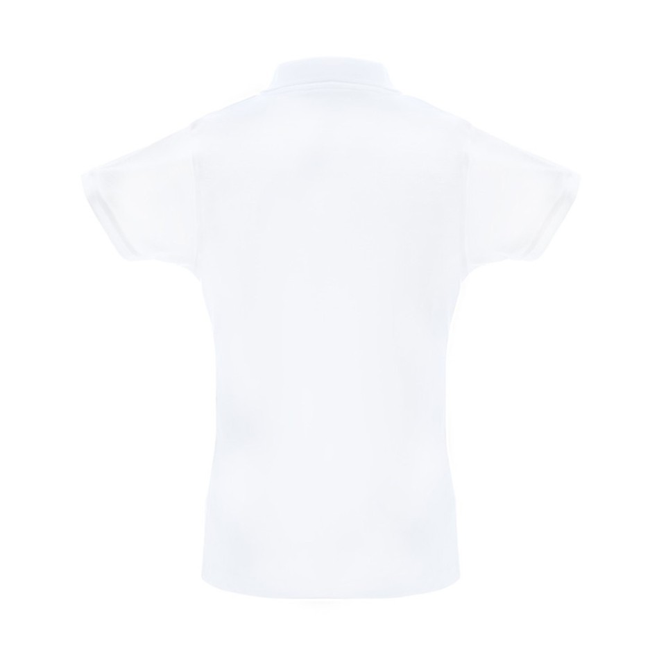 Рубашка-поло женская BERLIN WOMAN, к/р, белый, 2XL, 65% полиэстер, 35% хлопок, плотность 200 г/м2