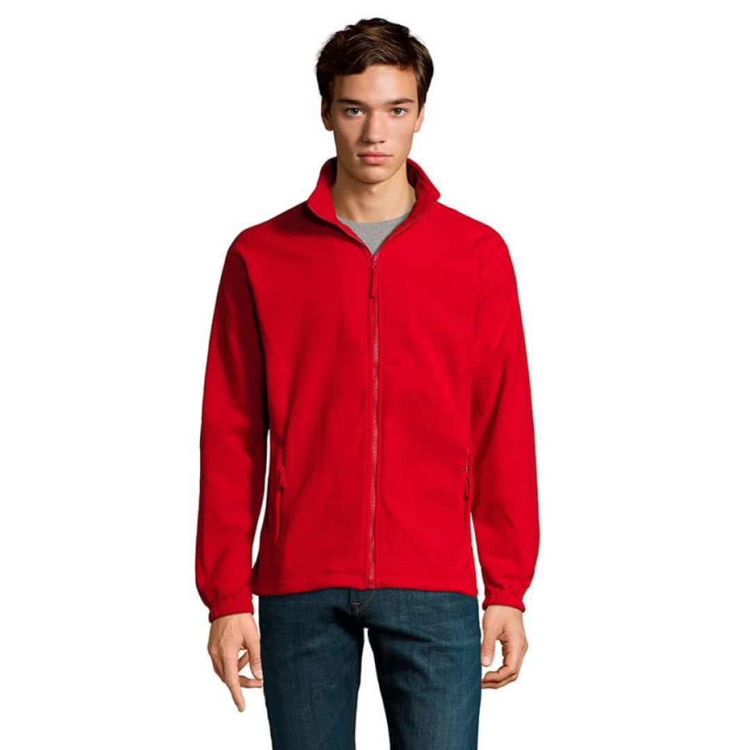 Толстовка мужская "North Men", красный_S, 100% полиэстер, 300 г/м2