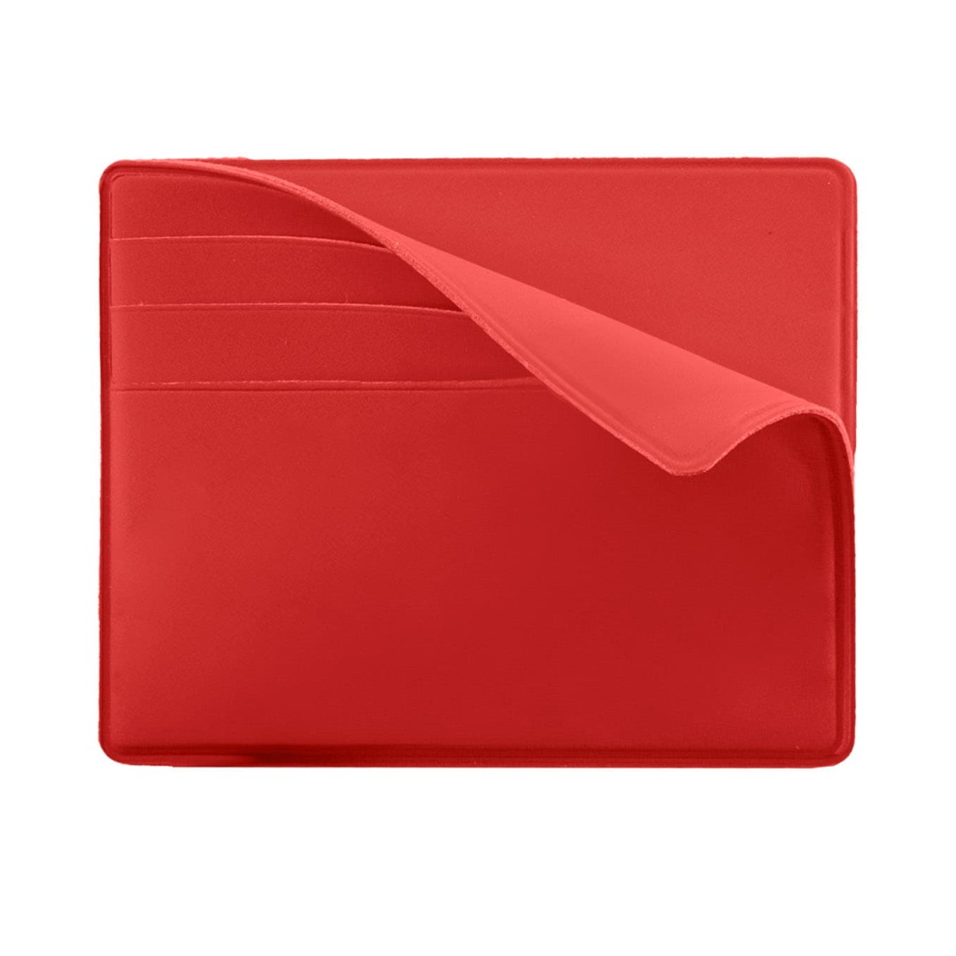 Чехол Simply для 6 карт с отделением для денег, красный, PU