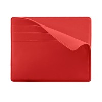 Чехол Simply для 6 карт с отделением для денег, красный, PU