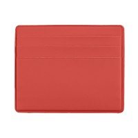 Чехол Simply для 6 карт с отделением для денег, красный, PU