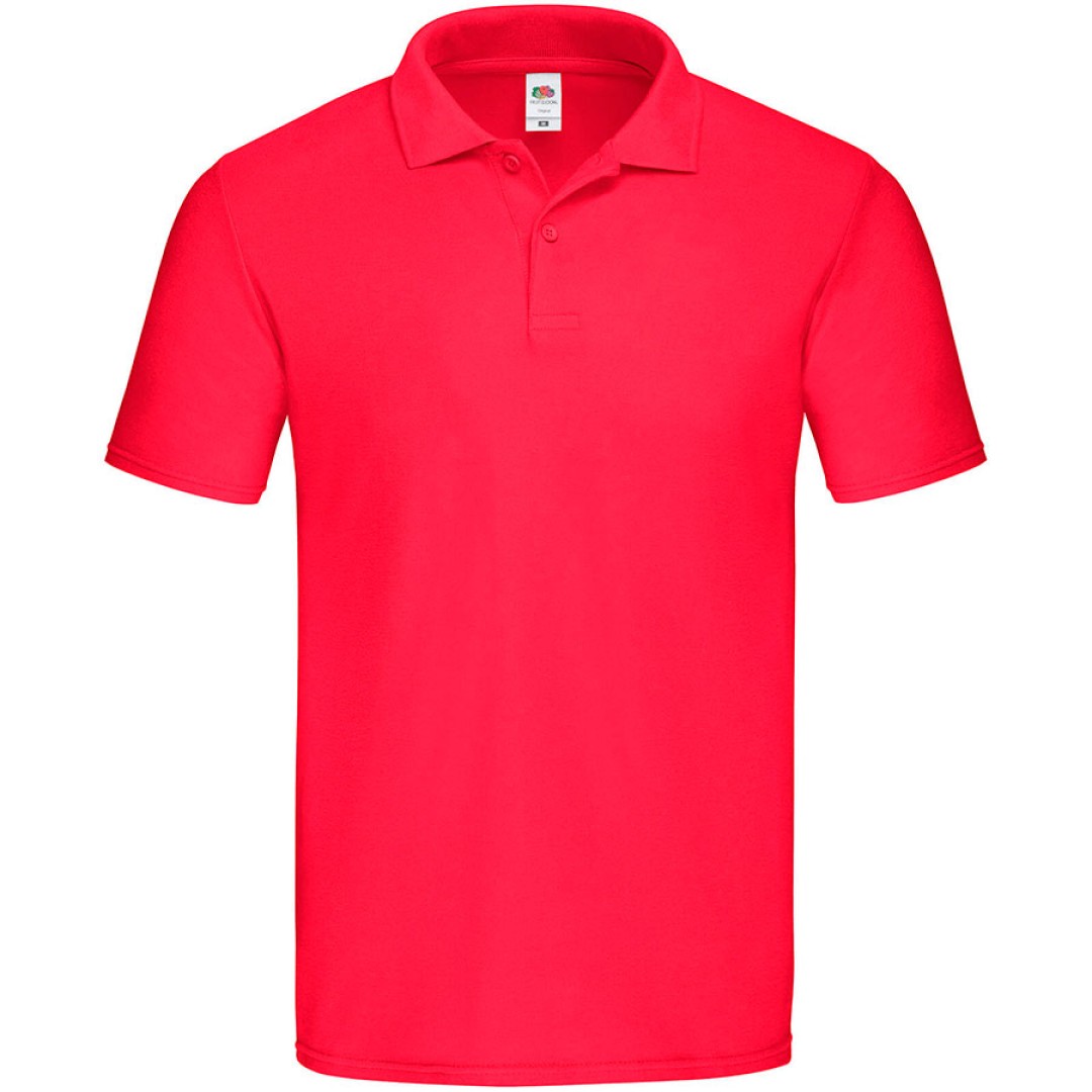 Поло мужское "Original Polo", красный_XL, 100% х/б, 185г/м2