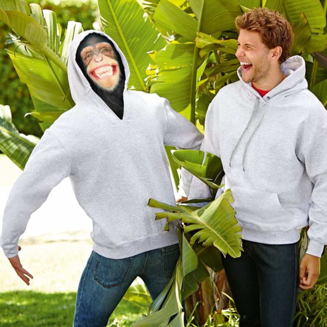 Толстовка Unique Hoodie,  черный_2XL, 80% хлопок, 20% полиэстер, 280 г/м2