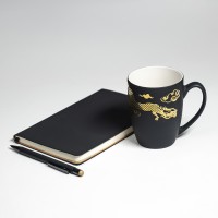 Набор подарочный ARISTOCRATIC: ежедневник, ручка, кружка, черный/золото