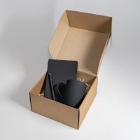 Набор подарочный ARISTOCRATIC: ежедневник, ручка, кружка, черный/золото