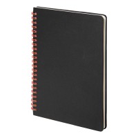 Набор подарочный FLAME: блокнот, ручка, кружка, черный/красный