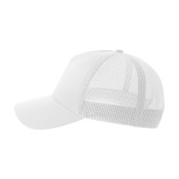 Бейсболка RAPPER COTTON-S, п. заст, 5 клин, белый, 100% хлопок/100% полиэстер, 280 г/м2