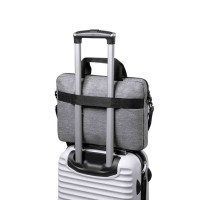 Конференц-сумка PIROK, серый, 38 х 28 x 5 см,  100% переработанный полиэстер 600D