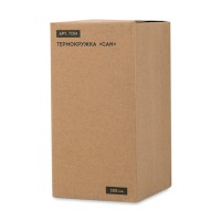 Термокружка CAN, 300мл. красный, нержавеющая сталь, пластик