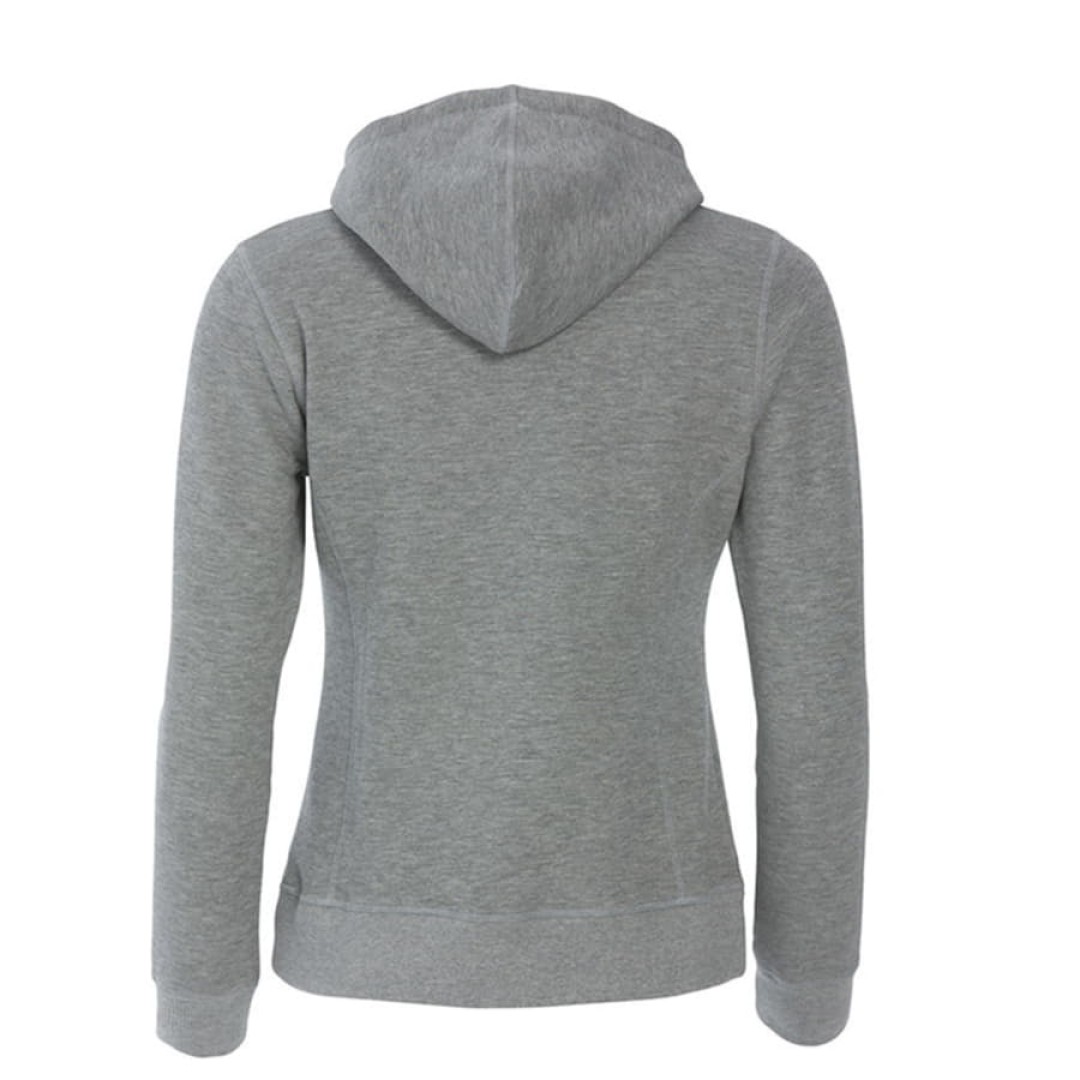 Толстовка женская Classic Hoody Full Zip, серый меланж_M, 85% хлопок, 15% вискоза, 300 грм2