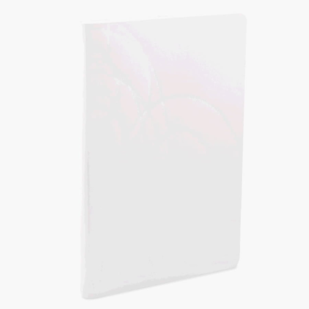 Бизнес-блокнот FUNKY SNOW, 130*210 мм, белый с оранжевым форзацем, мягкая обложка, блок в точку