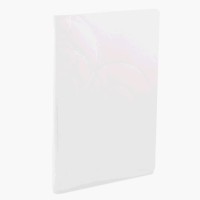 Бизнес-блокнот FUNKY SNOW, 130*210 мм, белый с оранжевым форзацем, мягкая обложка, блок в точку