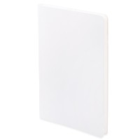 Бизнес-блокнот FUNKY SNOW, 130*210 мм, белый с оранжевым форзацем, мягкая обложка, блок в точку