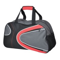 Сумка для спорта и отдыха "Fitness & Wellness", красный, 50х28х20 см, полиэстер, шелкография