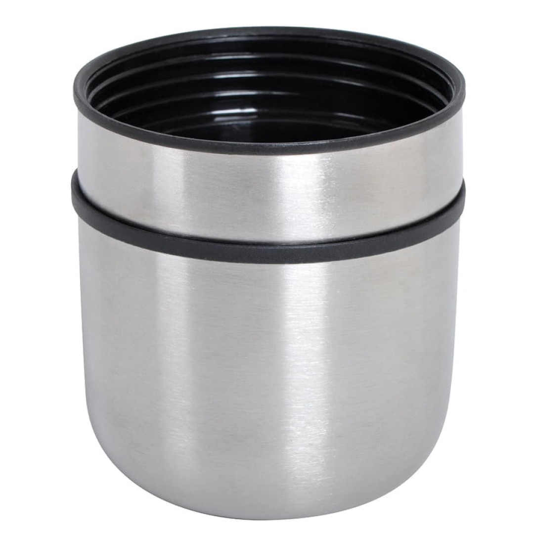 Термос с двумя кружками, D=8 см, H=34,2 см, 1000 мл, металл