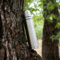 Термос с двумя кружками, D=8 см, H=34,2 см, 1000 мл, металл