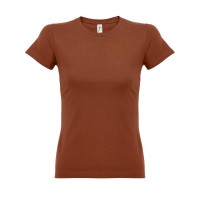 Футболка женская IMPERIAL WOMEN, терракотовый_2XL, 100% хлопок, 190 г/м2