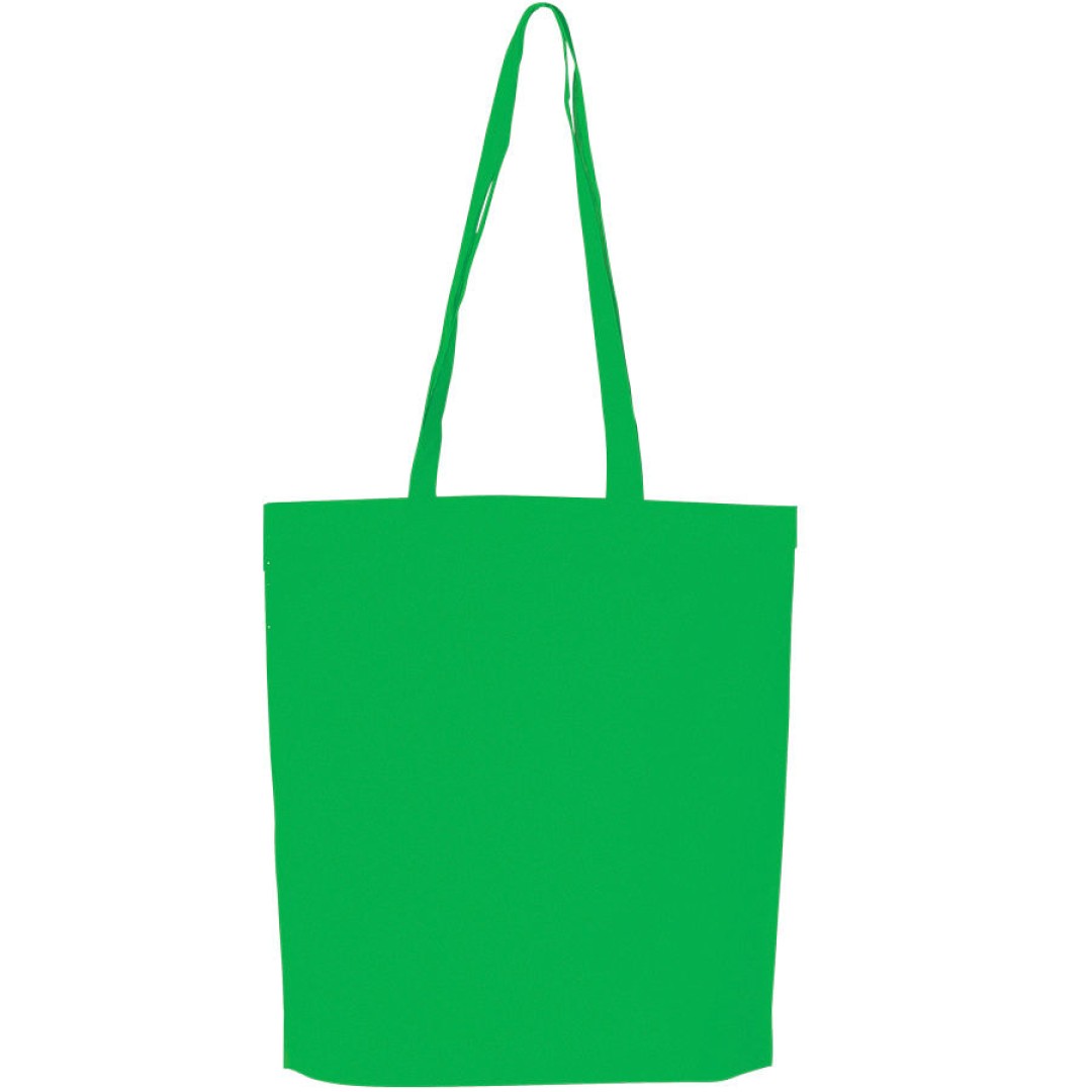 Сумка для покупок "PROMO",  зеленый яркий, 38 x 45 x 8,5 см,  нетканый 80г/м2