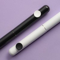 Ручка шариковая POINT, белый/черный, металл