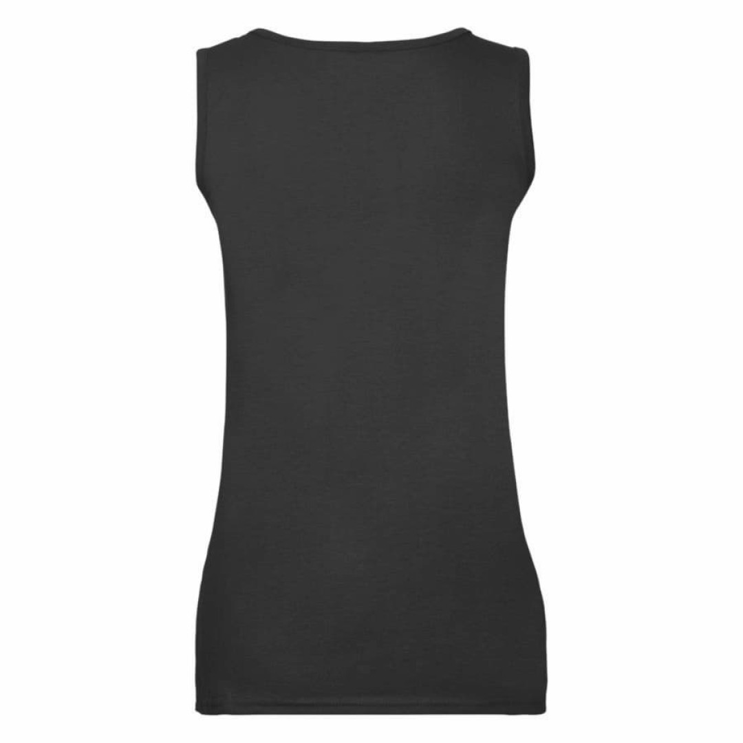 Майка женская "Lady-Fit Valueweight Vest", черный_L, 100% х/б, 165 г/м2