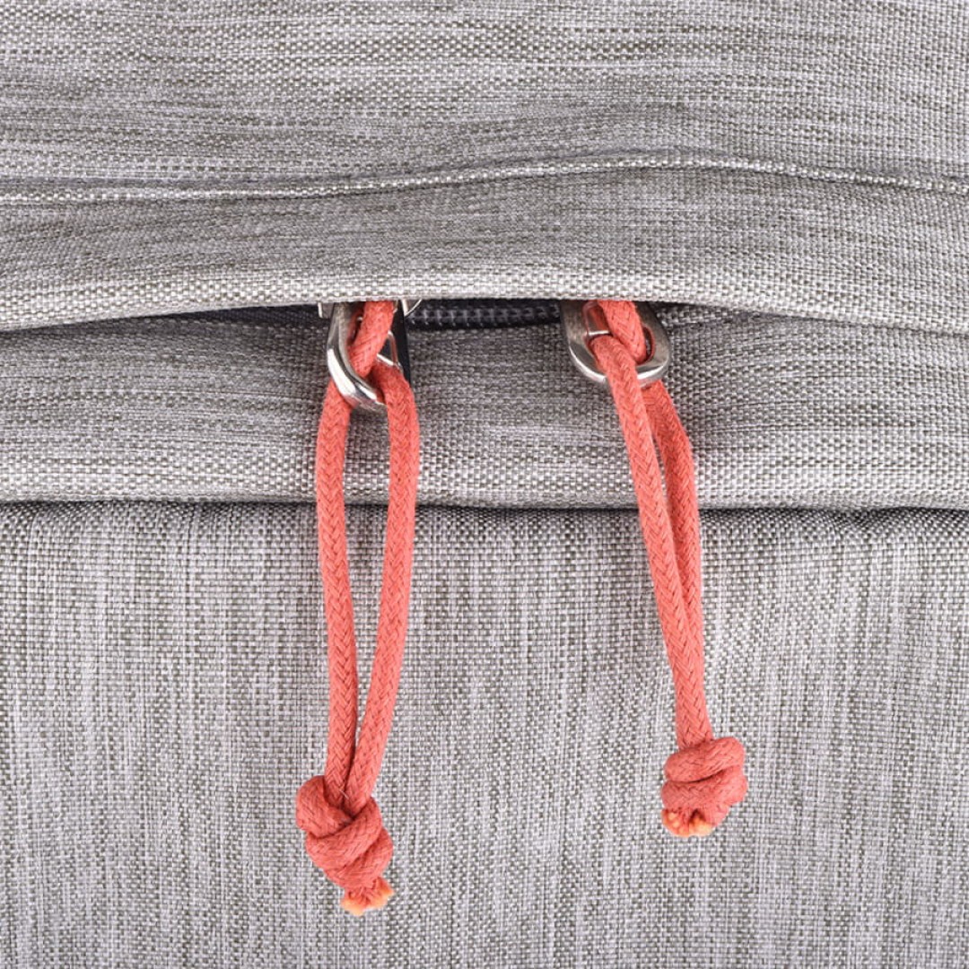 Рюкзак "Beam", серый/фиолетовый, 44х30х10 см, ткань верха: 100% полиамид, подкладка: 100% полиэстер