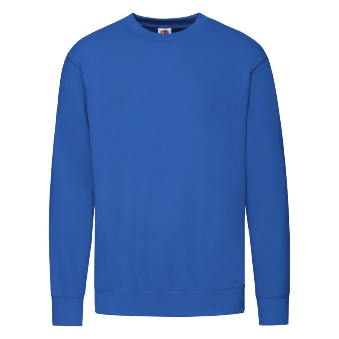 Толстовка мужская без начеса "Lightweight Set-in Sweat", ярко-синий, XXL, 80% х/б 20% полиэстр, плот