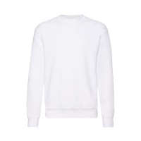 Толстовка мужская с начесом "Classic Set-In Sweat", белый_L, 80% х/б, 20% п/э, 260 г/м2