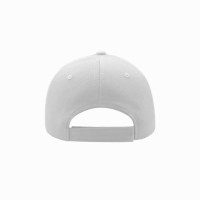 Бейсболка "LIBERTY FIVE", 5 клиньев,  застежка на липучке, белый, 100% хлопок, плотность 250 г/м2