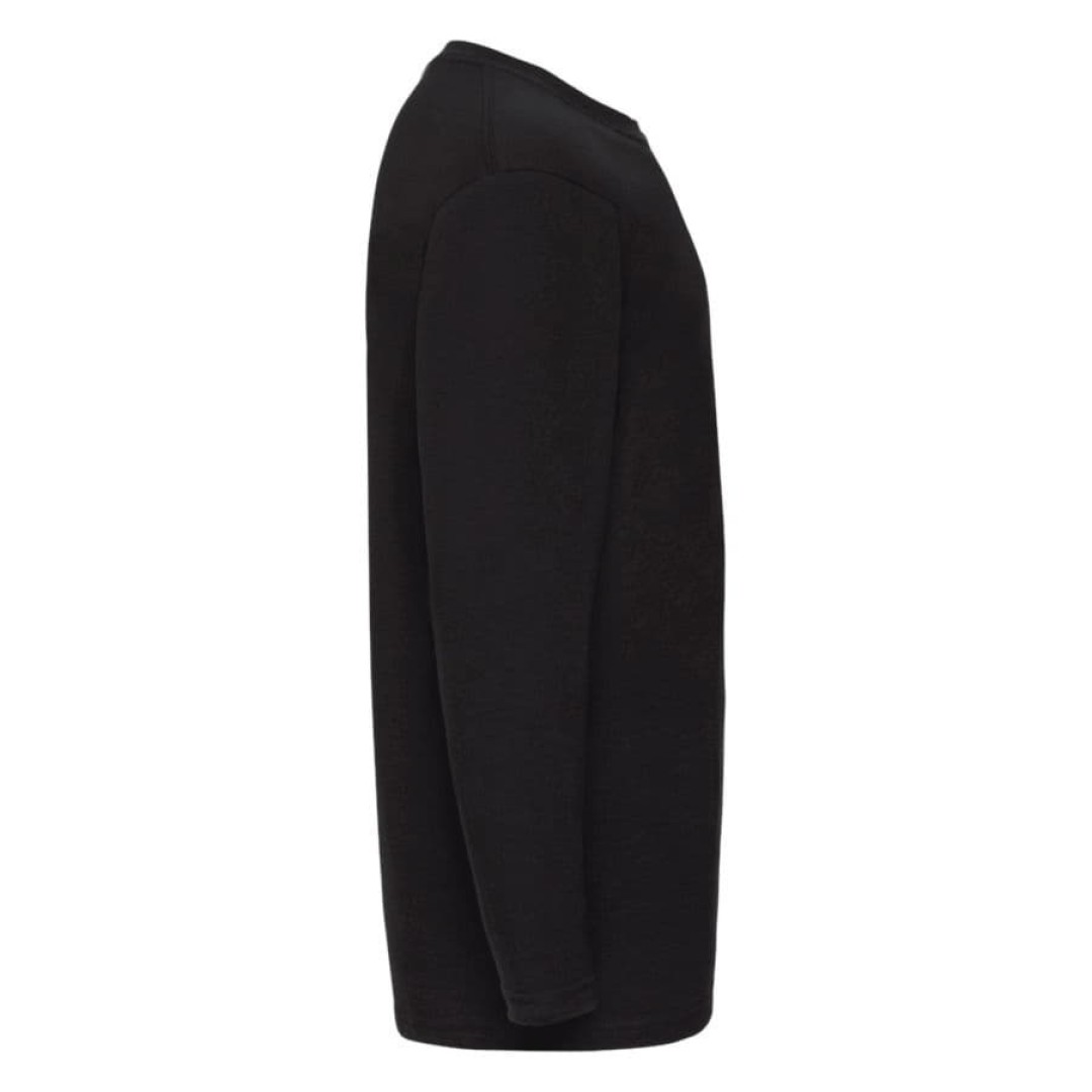 Футболка "Super Premium Long Sleeve", черный_XL, 100% х/б, 205 г/м2