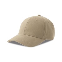 Бейсболка PILOT-S, 6 клиньев, металл. застёжка, бежевый, 100%  хпопок, 355 г/м2