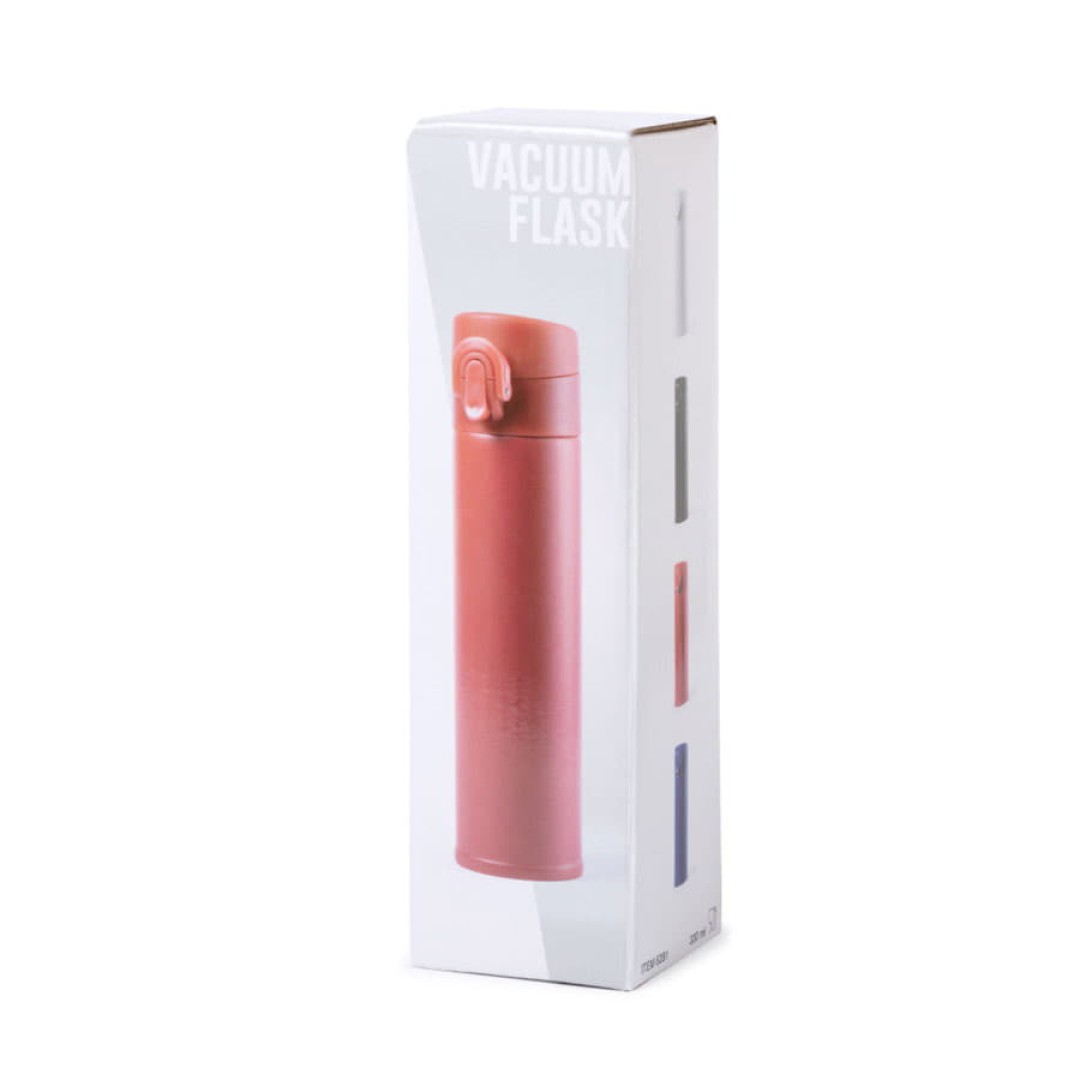 Термос вакуумный POLTAX, 330мл, черный, нержавеющая сталь